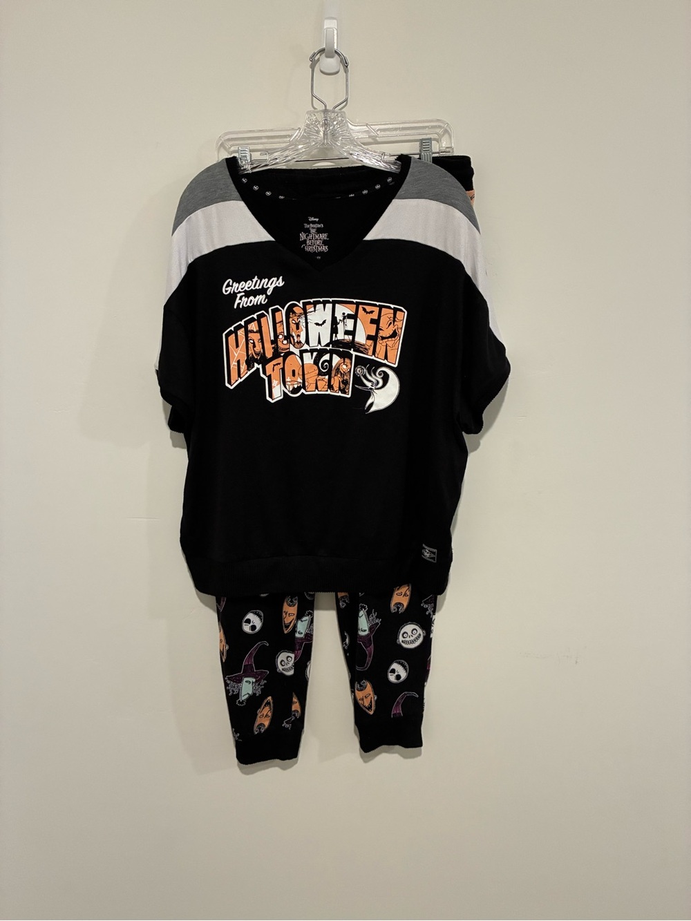 Disney Black & Orange Halloween Town Kids Costume Set